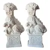 Foto de um(a) Antiga Escultura Par Cães De Fó Porcelana Chinesa Oriental, da categoria de Escultura. Os guardiões. Antigo e lindo par de Cães de Fó em faiança chinesa vitrificada. Peças artísticas, e com muita riqueza de... Vendido no marketplace Trésors.