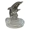 Foto de um(a) Antiga Escultura Golfinho Cristal Murano Italiano Art Deco, da categoria de Escultura. Royal Crystal Rock - ItalyAntiga e belíssima escultura artística em bloco maciço de cristal italiano de excelente qualidade,... Vendido no marketplace Trésors.