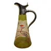 Foto de um(a) Antiga Jarra Claret Jug Artnouveau Cristal Veneziano E Prata, da categoria de Jarros. Antiga jarra Claret Jug em cristal artístico ricamente pintado à mão, com guarnições em prata. Período Art nouveau, início... Vendido no marketplace Trésors.