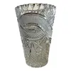 Foto de um(a) Antigo Raro Jarro Vaso Boca Larga Em Cristal Tcheco Lapidado, da categoria de Vasos. Antigo e clássico vaso artístico em cristal Tcheco lapidado à mão. Lapidação estrelada e ponta de diamante, uma beleza! Peça... Vendido no marketplace Trésors.