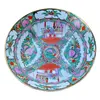 Foto de um(a) Antigo Grande Bowl Centro De Mesa Porcelana Oriental Mandarim, da categoria de Travessas e tigelas. Antigo centro de mesa em porcelana artística Chinesa. Decoração Mandarim, pintado à mão, com filetes de ouro. Meados do... Vendido no marketplace Trésors.