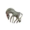 Foto de um(a) Antigo Broche De Zebra Dourado Estilo Art Deco, da categoria de Outros colecionáveis. Com aproximadamente 2cm. Vendido no marketplace Trésors.