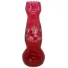Foto de um(a) Antigo Raro Vaso Art Deco Cristal Francês Baccarat Vermelho, da categoria de Vasos. Baccarat. Antigo e diferente vaso em cristal francês, ricamente lapidado à mão. Peça muito incomum, devido ao seu formato,... Vendido no marketplace Trésors.