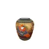 Foto de um(a) Antigo Raro Vaso Oriental Japonesa Porcelana Satsuma Pintado, da categoria de Vasos. Antigo vaso oriental em porcelana artística japonesa Satsuma, diferente formato bojudo e decoração toda diferente ao redor... Vendido no marketplace Trésors.