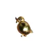 Foto de um(a) Antigo Broche Francês De Pássaro Dourado Com Pedra Vermelha, da categoria de Outros colecionáveis. Banhado a ouro. Muito bem conservado.Década de 1970.Aproximadamente 3cm. Vendido no marketplace Trésors.