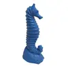 Foto de um(a) Cavalo marinho decorativo, da categoria de Modelos e estatuetas. Imponente cavalo marinho decorativo em matéria inorgânica, na tonalidade azul turquesa. Possui delicadas ondulações formando... Vendido no marketplace Trésors.