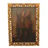 Foto de um(a) Quadro Cusquenho OSD de São Miguel arcanjo, da categoria de Outros objetos decorativos. Antigo e suntuoso quadro cusquenho OSD com figura de São Miguel arcanjo com moldura nobre, ricamente trabalhada com douração... Vendido no marketplace Trésors.