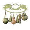 Foto de um(a) Balangandã em metal dourado, da categoria de Objetos religiosos e espirituais. Antigo balangandã em metal dourado, com cenas de anjo trabalhado em relevos e acompanham 06 penduricalhos incluindo uma figa... Vendido no marketplace Trésors.