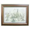 Foto de um(a) Gravura Anton Pieck, da categoria de Impressões. Gravura de uma cena de inverno com pessoas em atividades, caracterizada pelo estilo do artista holandês ANTON PIECK. Moldura... Vendido no marketplace Trésors.