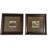 Foto de um(a) Nobre par de quadros caçada inglesa, da categoria de Pinturas. Belíssimo par de quadros decorativos de estética clássica e aristocrática, reproduzindo obras do artista George Wright,... Vendido no marketplace Trésors.