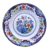 Foto de um(a) Antigo Raro Prato Decorativo Em Porcelana Holandesa Floral, da categoria de Pratos Decorativos. Antigo prato decorativo em porcelana artística holandesa. Lindas cores e decoração floral. Diâmetro 24cm. Vendido no marketplace Trésors.