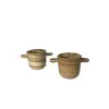 Foto de um(a) Par de pequenos cachepots em cerâmica, da categoria de Cachepot. Dupla de pequenos cachepôs em cerâmica. A 6 cm | D 7 cm. Vendido no marketplace Trésors.