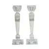 Foto de um(a) Par de castiçais em cristal facetado, da categoria de Castiçais. Par de belos castiçais em cristal facetado com design clássico e imponente. Medidas 25,5 cm de altura. Em bom estado, com... Vendido no marketplace Trésors.