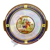 Foto de um(a) Antigo Prato Decorativo Bandeja Porcelana Rosenthal Helena, da categoria de Pratos Decorativos. Rosenthal modelo Helena. Antigo e majestoso prato com alças, bandeja em porcelana artista alemã, da famosa manufatura... Vendido no marketplace Trésors.
