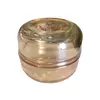 Foto de um(a) Antiga Caixa Porta Jóias Em Vidro Fogo Carnival Glass, da categoria de Cestos e Caixas. Caixa porta jóias em vidro fogo Carnival Glass.Altura 8cm Diâmetro 9cm. Vendido no marketplace Trésors.