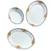Foto de um(a) Antigo Trio De Travessas Em Porcelana Japonesa Meito China, da categoria de Travessas e tigelas. Meito China, manufatura fundada em 1908. Antigo trio de travessas em fina porcelana japonesa, pintadas à mão e acabamento... Vendido no marketplace Trésors.