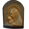 Foto de um(a) Antiga Escultura De Parede Virgem Cerâmica Italiana Art Deco, da categoria de Objetos de parede esculturais. Madonna e bambino. Lindo e grande quadro/placa de parede, estilo Art Deco, feita a mão em cerâmica italiana, ricamente... Vendido no marketplace Trésors.