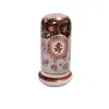 Foto de um(a) Paliteiro Japonês em Porcelana Policromada, Década de 1990, da categoria de Paliteiros. Paliteiro japonês em porcelana policromada escrito em kani com ideograma vida, década de 1990.A: 9 cm / Diâmetro: 3,7 cm... Vendido no marketplace Trésors.
