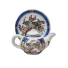 Foto de um(a) Mini Conjunto em Porcelana Chinesa, Década de 1970, da categoria de Conjuntos de café e chá. Miniatura chinesa de chaleira e prato em porcelana policromada com pavão e flores de cerejeira, década de 1970. A da... Vendido no marketplace Trésors.