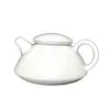 Foto de um(a) Bule White Anos 70, da categoria de Bules. Bule em porcelana branca brasileira, década de 1970A: 12,5 cm / Diâmetro: 13,5 cm peso: 778 g. Vendido no marketplace Trésors.