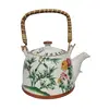 Foto de um(a) Chaleira Porcelana Chinesa, Década de 2000, da categoria de Chaleiras. Chaleira chinesa em porcelana com capacidade para 900 ml de um delicioso chá, década de 2000 alça com junco tramado com... Vendido no marketplace Trésors.