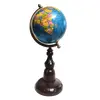 Foto de um(a) Globo Terrestre Imbuia, da categoria de Globos. Globo terrestre de mesa com base em madeira de imbuía torneada e entalhada. A: 44 cm / Diâmetro do globo: 16 cm / Diâmetro... Vendido no marketplace Trésors.