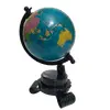 Foto de um(a) Globo Terrestre Ágata, da categoria de Globos. Globo terrestre com base em ágata e ferro. A: 18 cm D: 10 cm peso 308g. Vendido no marketplace Trésors.