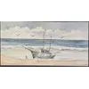 Foto de um(a) Tela Marina 1999, da categoria de Pinturas. Marina em acrilico sobre tela do artista catarinense josi, de 1999 A: 50 cm L: 1m. Vendido no marketplace Trésors.
