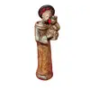 Foto de um(a) Imagem de Santo Antônio, Porto Seguro - Bahia, Década de 1980, da categoria de Objetos religiosos e espirituais. Imagem de santo antônio em terracota. Esplendor e coroa em metal. Com descrição do artesão e como todas as obras do autor,... Vendido no marketplace Trésors.