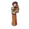 Foto de um(a) Imagem de Santo Antônio em Terracota, Bahia, Década de 1980, Peça Única, da categoria de Objetos religiosos e espirituais. Imagem de santo antônio em terracota, esplendor e coroa em metal. Com descrição do artesão, porto seguro, bahia, década de... Vendido no marketplace Trésors.