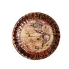 Foto de um(a) Peso de Papel Mapa Antigo, da categoria de Pesos de papel. Peso de papel em vidro translúcido com decoupage de mapas antigos, borda gomada e interiormente revestido com folha de ouro,... Vendido no marketplace Trésors.