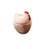 Foto de um(a) Pote Galinha com Poá em Porcelana, Década de 2000, da categoria de Garrafas, potes e jarros. Pote galinha rosa com poá branco porcelana sem marca do fabricante, década de 2000 A: 14 cm Diâmetro: 11,5 cm peso: 433 g. Vendido no marketplace Trésors.