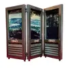 Foto de um(a) Biombo de Mesa Miniatura Renascentista, da categoria de Outros colecionáveis. Biombo de mesa (miniatura) em mdf com pátina bronze e gravuras renascentista e apliques em metal dourado em ambos os lados e... Vendido no marketplace Trésors.