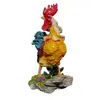 Foto de um(a) Galo em Poliresina Italiana, Década de 2000, da categoria de Modelos e estatuetas. Galo em poliresina italina, com policromia vitrificada, década de 2000. A: 21 cm / L: 16 cm / P: 9,5 cm Peso: 400 g. Vendido no marketplace Trésors.