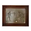 Foto de um(a) Antigo Quadro Placa Wmf Escultura Jogador Art Deco Korschann, da categoria de Placas. WMF - Galvanoplastik Geislingen. Charles Karl Korschann (1872-1943) Antiga e importante placa artística do artista francês... Vendido no marketplace Trésors.