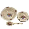 Foto de um(a) Antigo Raro Conjunto Sobremesa Tigela Porcelana Inglesa H&K, da categoria de Travessas e tigelas. H&K Tunstall - Hollinshead & Kirkham. Antigo e lindo conjunto para sobremesa, composto de uma tigela maior, seis tigelinhas... Vendido no marketplace Trésors.