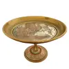 Foto de um(a) Antigo Raro Porta Cartões Bronze Francês Mozart Pompadour, da categoria de Outros objetos decorativos. Mozart chez Madame de Pompadour. Antigo porta cartões, fruteirinha em metal francês com bronze. Peça artística, feita à mão,... Vendido no marketplace Trésors.