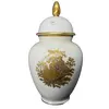 Foto de um(a) Antigo Raro Potiche Porcelana Alemã Bavaria Lindner Kueps, da categoria de Vasos. Lindner Kueps - Bavaria. Antigo e lindo potiche em porcelana artística alemã, decoração com flores e cenas galantes pintada... Vendido no marketplace Trésors.