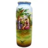 Foto de um(a) Antigo Raro Vaso Jarro Em Porcelana Austríaca Joseph Strnact, da categoria de Vasos. JS - Joseph Strnact. Antigo e lindo vasinho artístico em porcelana austríaca. Pintado à mão. Cada lado da peça tem uma cena... Vendido no marketplace Trésors.