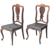 Foto de um(a) Par de Cadeiras Chippendale em Imbuia Maciça com Assento em Couro, da categoria de Outras cadeiras. Raro e imponente par de cadeiras de sala de jantar (sem braços) confeccionado em imbuia maciça, padrão construtivo de meados... Vendido no marketplace Trésors.