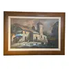 Foto de um(a) Quadro Pintura Reflexos do Tempo: Vilarejo em Óleo - Pablo Matania, da categoria de Pinturas. Grande artista argentino. Esta belíssima obra de Pablo Matania captura a essência da vida rural com uma sensibilidade única.... Vendido no marketplace Trésors.