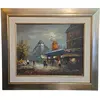 Foto de um(a) Quadro Pintura Óleo sobre Tela "Paris, Moulin Rouge" – Danny Law (Assinado), da categoria de Pinturas. Uma vibrante e nostálgica obra de arte em estilo impressionista assinada por Danny Law, retratando a efervescência das ruas... Vendido no marketplace Trésors.