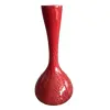 Foto de um(a) Antigo Grande Jarro Vaso Art Deco Murano Italiano Vermelho, da categoria de Vasos. Lindo vaso em Murano italiano feito à mão. Peça imponente.Período Art Deco. Cores vivas e brilhantes, muito decorativo. ... Vendido no marketplace Trésors.