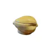 Foto de um(a) Antiga Caixa Pote Biscoiteira Mamão Em Cerâmica Majolica, da categoria de Garrafas, potes e jarros. Eu amo essas frutas, são super decorativas. Caixa/pote no formato de mamão. Mede: 13 x 20cm. Vendido no marketplace Trésors.