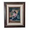 Foto de um(a) Óleo sobre Tela Amarílis Chaves 80'S, da categoria de Pinturas. Quadro óleo sobre tela moldura original da época e de artista brasileira radicada em minas gerais. Autora: Amarílis Chave.... Vendido no marketplace Trésors.