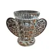 Foto de um(a) Antigo Raro Vaso Art Deco Em Vidro Tcheco Libochovice Glass, da categoria de Vasos. Libochovice Glass - Tchecoslováquia. Antigo e raro vaso em vidro artístico com incrível lapidação diamante e alças com... Vendido no marketplace Trésors.