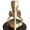 Foto de um(a) Antigo Vaso Centro De Mesa Art Nouveau Faiança Austríaca, da categoria de Vasos. Antigo vaso, centro de mesa Art Nouveau em faiança austríaca, linda e delicada decoração com corujas e folhas. Início do... Vendido no marketplace Trésors.