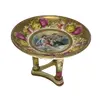 Foto de um(a) Antigo Raro Porta Cartões Porcelana Alemã Art Nouveau, da categoria de Outros objetos decorativos. Antiga fruteira, centro de mesa, porta cartões, peça super versátil, em porcelana artista alemã. Belíssima e rica decoração... Vendido no marketplace Trésors.