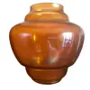 Foto de um(a) Antigo Grande Vaso Art Deco Vidro Americano Carnival Glass, da categoria de Vasos. Antigo vaso em vidro americano, carnival glass. Meados de 1960/70 Impecável.Altura 20cm Circunferência 60cm. Vendido no marketplace Trésors.