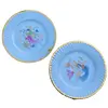 Foto de um(a) Antigo Par De Pratos Medalhões Porcelana Vista Alegre, da categoria de Pratos Decorativos. Vista Alegre. Antigo e lindo par de pratos decorativos em porcelana artística alemã, decoração com aves e filetes de ouro... Vendido no marketplace Trésors.